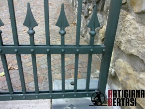 cancello in ferro battuto