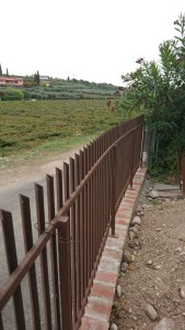recinzione zincata e verniciata