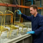 Processo di elettrodeposizione sui metalli per arredo: il plus che garantisce uniformità e protezione duratura