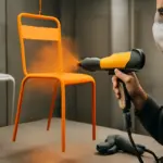 Verniciatura a polvere sugli arredi metallici: vantaggi reali e limiti da non sottovalutare