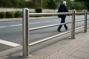 Barriere in acciaio inox per esterni: oltre all’estetica, il beneficio che pochi notano