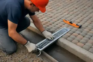 Posa di elementi metallici su pavimentazioni drenanti: la tecnica che evita infiltrazioni e danni