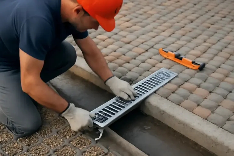 Posa di elementi metallici su pavimentazioni drenanti: la tecnica che evita infiltrazioni e danni