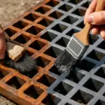 Grigliati in ferro per esterni: come intervenire quando compaiono i primi segni di corrosione?
