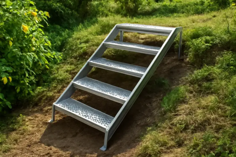 Scale modulari in acciaio per giardini: il trucco che assicura stabilità anche su terreni irregolari