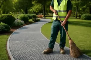Pavimentazioni metalliche per giardini pubblici: manutenzione facile per spazi sempre ordinati